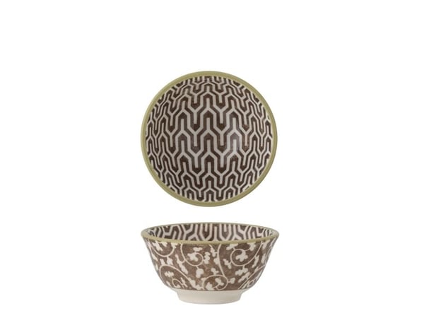 CREATIVE COLLECTION Maple bolle, brun, steingods