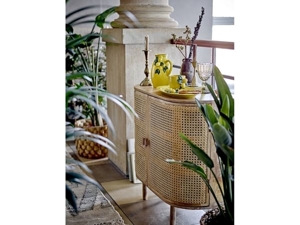 CREATIVE COLLECTION Limone serveringsfat, gul, steingods