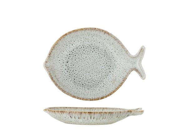 Bloomingville Creative Collection Fleur serveringsfat natur steingods