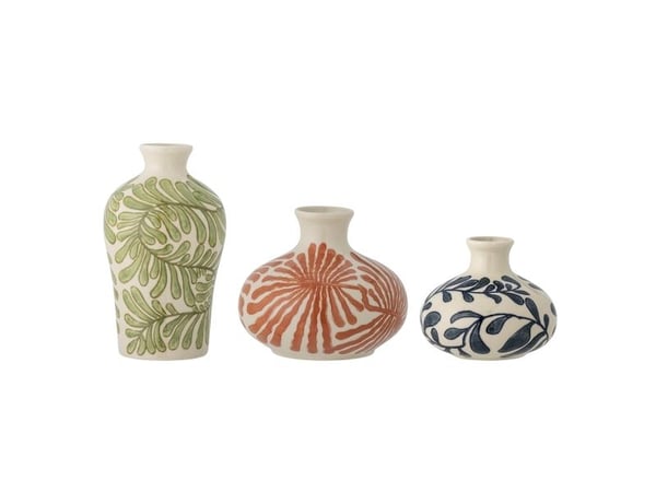 CREATIVE COLLECTION Fauni vase, flerfarget steingods