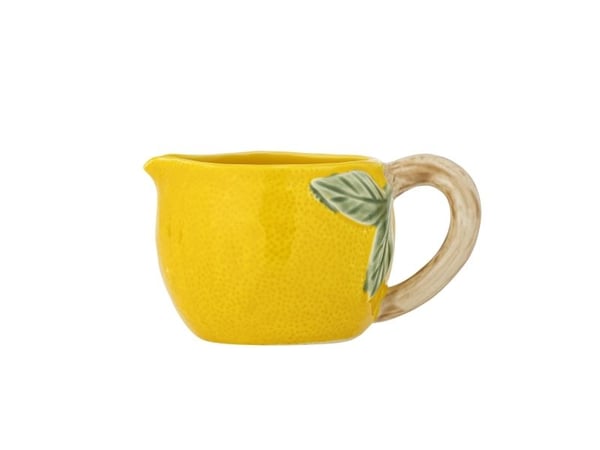 CREATIVE COLLECTION Limone fløtemugge, gul, steingods