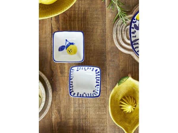 Bloomingville CREATIVE COLLECTION skål, blå, steintøy