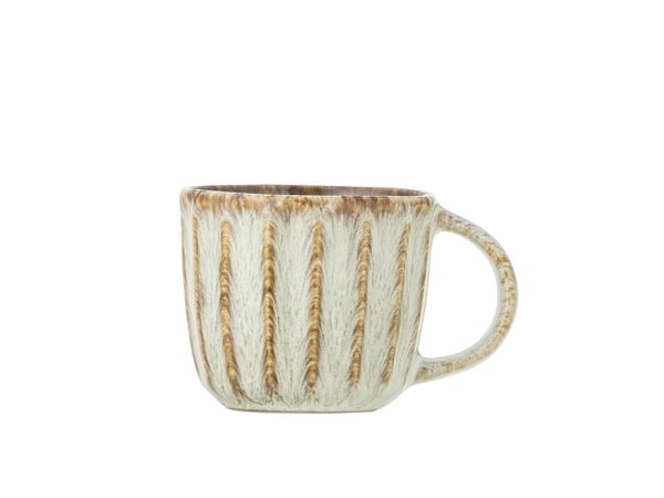 CREATIVE COLLECTION Fleur kopp, natur, steingods