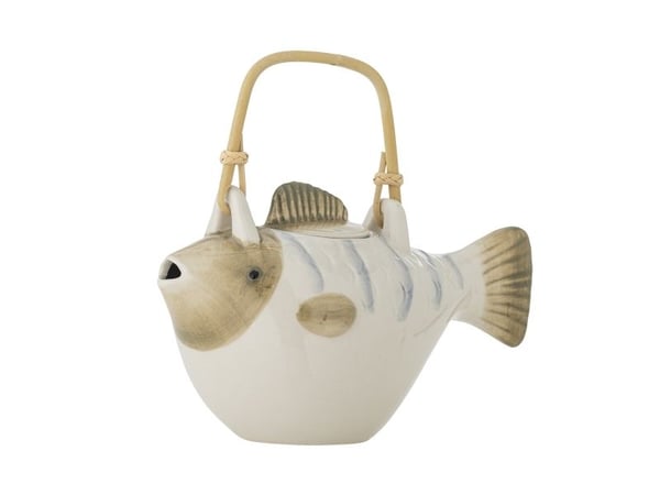 CREATIVE COLLECTION Wrenna tekopp/tekopp med tesil, grå steingods