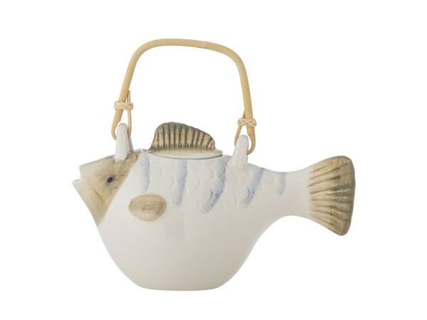 CREATIVE COLLECTION Wrenna tekopp/tekopp med tesil, grå steingods