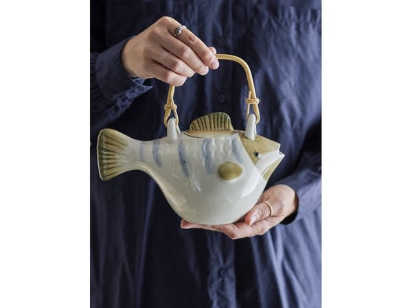 CREATIVE COLLECTION Wrenna tekopp/tekopp med tesil, grå steingods