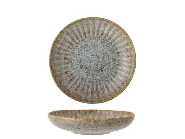 Bloomingville Creative Collection dyp tallerken natur steintøy Bloomingville Creative Collection dyp tallerken natur steintøy