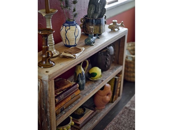CREATIVE COLLECTION usortert lysestake, flerfarget, steingods