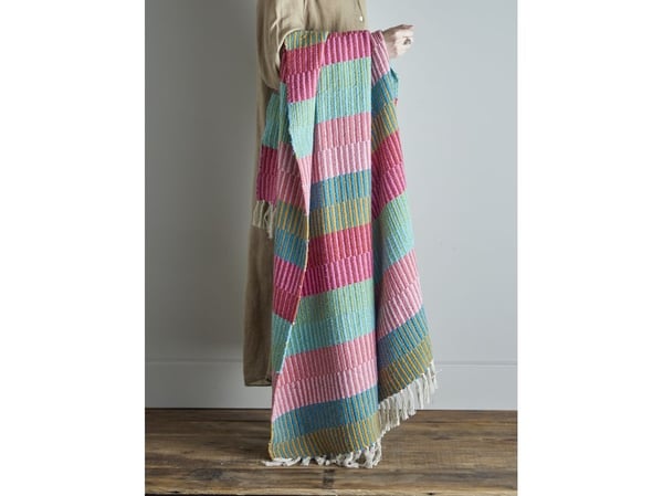 CREATIVE COLLECTION Isnel Plaid, Multifarvet, Genanvendt Bomuld