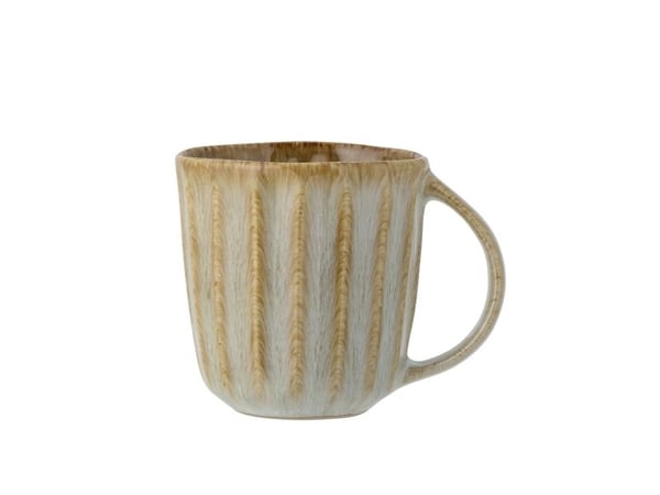 CREATIVE COLLECTION Fleur krus, natur, steingods