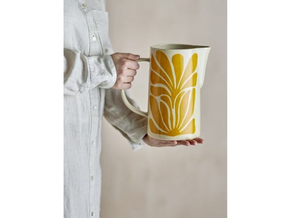 Bloomingville CREATIVE COLLECTION Fauni mugge, gul, steingods