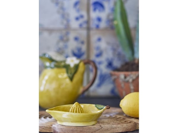 CREATIVE COLLECTION Limone citruspress, gul, stengods