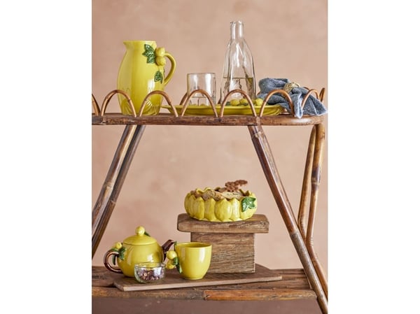 Bloomingville CREATIVE COLLECTION Limone skål, gul, steingods
