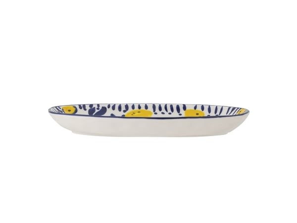 Bloomingville CREATIVE COLLECTION Maxima serveringsfat, blå, steingods