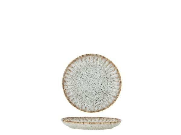 Bloomingville Creative Collection Fleur tallerken, natur, steingods