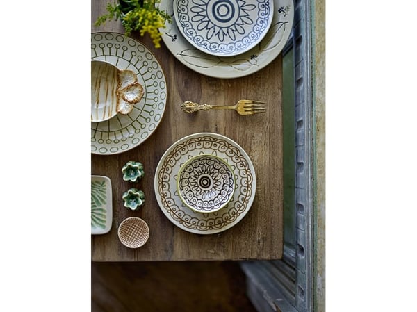 CREATIVE COLLECTION Maple tallerken, blå, steingods