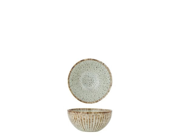 CREATIVE COLLECTION Fleur skål, natur, steingods