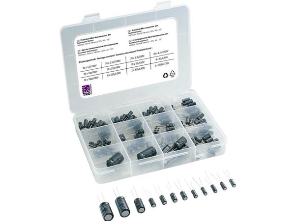 TRU COMPONENTS Elektrolytkondensator med radialtråd 20 % 148 stk