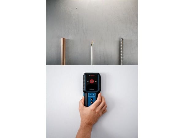 Bosch GMS 100-23, Strömförande kabel, Metall, Icke-järnmetaller, Svart, Blå, 8 cm, 10 cm, 5 cm, IP54