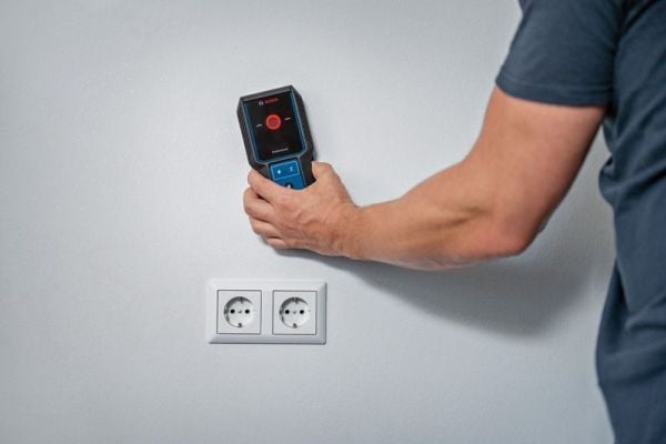 Bosch GMS 100-23, Strömförande kabel, Metall, Icke-järnmetaller, Svart, Blå, 8 cm, 10 cm, 5 cm, IP54