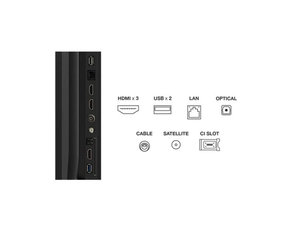 TCL 50P69K - 50" Diagonalklasse (49.5" synlig) - P69K series LED-bakgrunnsbelyst LCD TV - Smart TV - Google TV - 4K UHD (2160p) 3840 x 2160 - HDR -...