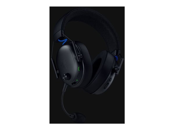 Razer BlackShark V3 - For PlayStation - hodesett - full størrelse - Bluetooth / 2,4 GHz radiofrekvens - trådløs - lydisolerende - svart