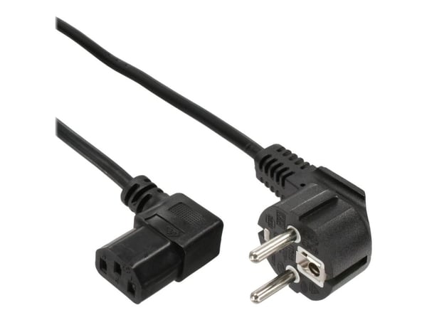 InLine B-16752A, 3 m, Virtapistoke tyyppi F, IEC C13