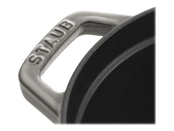 STAUB - Cocotte med dekke - 29 cm - 4.2 L - oval - grafittgrå