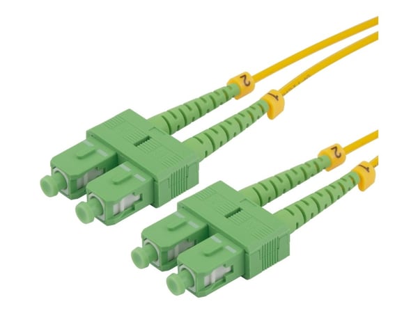 OS2 Kuitukaapeli, SC - SC, duplex, APC/APC, 1,5m