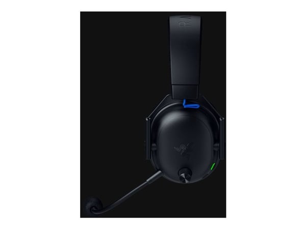 Razer BlackShark V3 - For PlayStation - hodesett - full størrelse - Bluetooth / 2,4 GHz radiofrekvens - trådløs - lydisolerende - svart