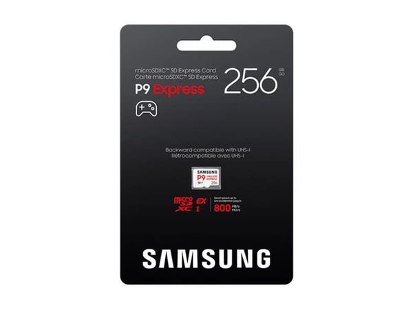 Samsung P9 Express MB-MK256T - Flashminnekort - 256 GB - A1 / Video Class V30 / UHS-I U3 - microSDXC Express - hvit