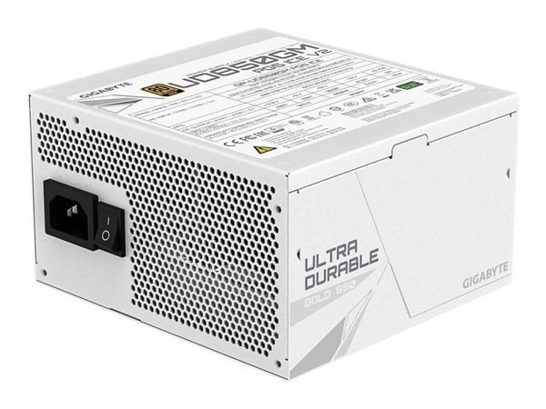 Gigabyte UD850GM PG5 V2 ICE - Strømforsyning (intern) - ATX12V 3.1/ EPS12V - 80 PLUS Gold - AC 100-240 V - 850 watt - aktiv PFC