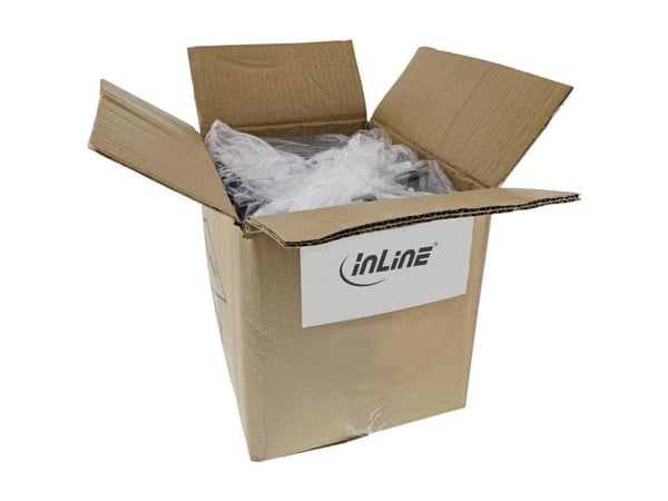 InLine - USB-kabel - USB (hane) till USB typ B (hane) - USB 2.0 - 2 m - up to 480 Mbps - svart (paket om 70)