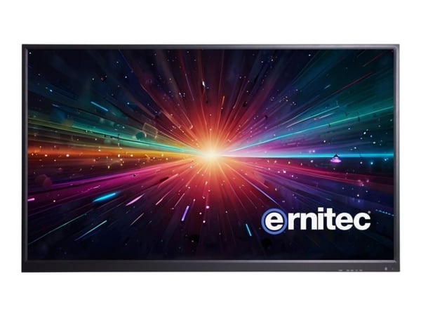 Ernitec - LED-skjerm - 55" - 3840 x 2160 4K - 500 cd/m² - 4000:1 - 5 ms - 3xHDMI, DisplayPort - høyttalere - svart