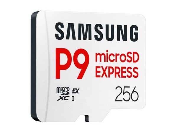 Samsung P9 Express MB-MK256T - Flashminnekort - 256 GB - A1 / Video Class V30 / UHS-I U3 - microSDXC Express - hvit