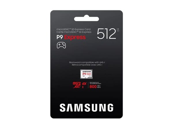 Samsung P9 Express MB-MK512T - Flashminnekort - 512 GB - A1 / Video Class V30 / UHS-I U3 - microSDXC Express