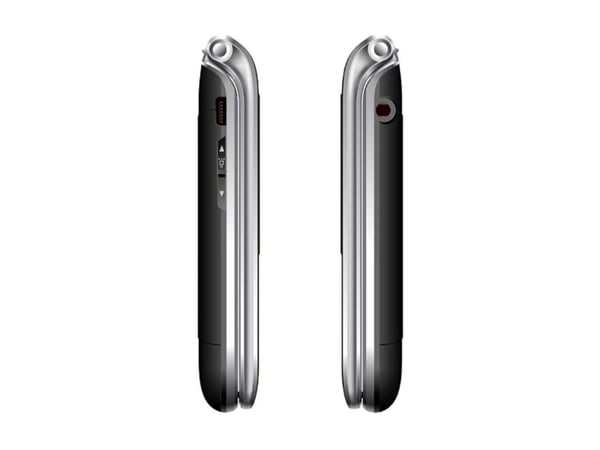 Beafon SL605, Simpukka, Yksittäinen SIM, 6,1 cm (2.4"), Bluetooth, 800 mAh, musta