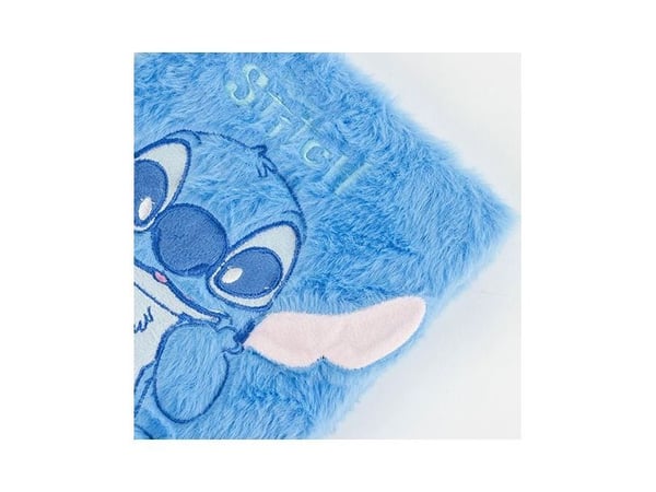 Stitch fluffy anteckningsbok, A5