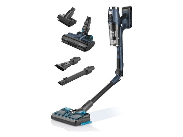 ETA Sonar Aqua Plus 3232 90000 - Dammsugare - skaft/handhållen (2-i-1) - utan påse - sladdlös - blå - 1 batteri, laddare medföljer