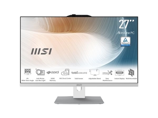 MSI Modern AM242P 1M 1873AT - Alt-i-ett Core 3 100U / inntil 4.7 GHz - RAM 16 GB - SSD 256 GB - NVMe - Intel Graphics - Gigabit Ethernet, IEEE 802....