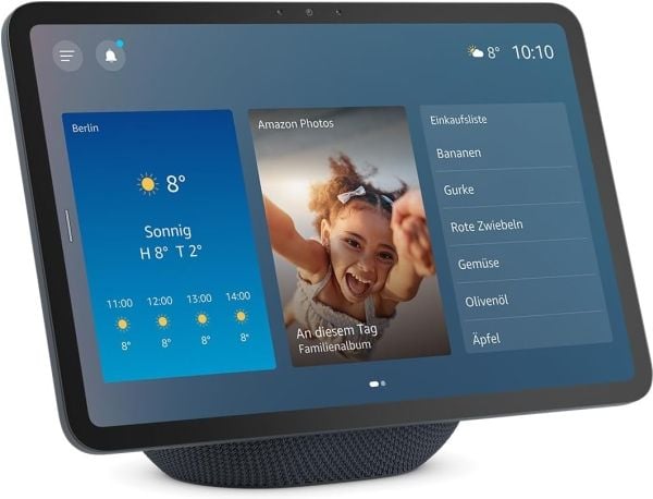 Amazon Echo Show 11, Amazon Alexa, Suorakulmio, Harmaa, Glacier White, Englanti, Espanja, 27,9 cm (11")