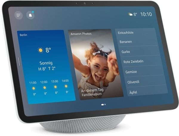 Amazon Echo Show 11, Amazon Alexa, Rektangel, Hvit, Glacier White, Engelsk, Spansk, 27,9 cm (11")