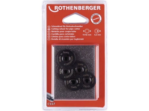 Rothenberger 1000002077, Kutteskive, Sort, 10 g, Rothenberger CSST, Spania, 5 stykker