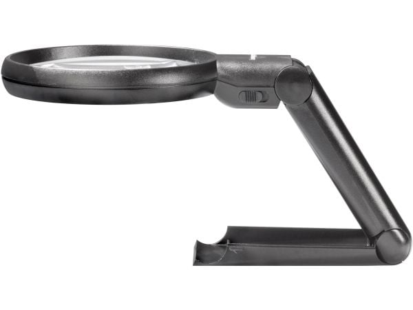 TOOLCRAFT 821010 821010 Standerlup Forstørrelsesfaktor: 2 x, 4 x Linsestørrelse: (Ø) 88 mm
