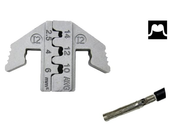 TOOLCRAFT PLE-0I2 818646 Krympinsats Solcellskontakt MC4 2,5 till 6 mm² Passar till märket TOOLCRAFT PZ-500