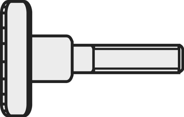 TOOLCRAFT M3*6 D464-5.8:A2K 190321 Fingerskruer M3 6 mm DIN 464 Stål Galvaniseret 10 stk