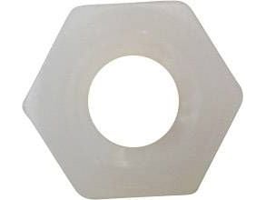 TOOLCRAFT 830405 Sekskantmøtriker M2.5 DIN 934 Plast 10 stk