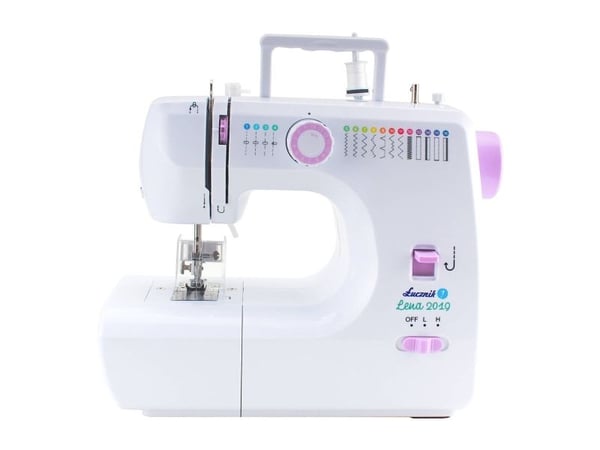 Lucznik LENA 2019, Rosa, Hvit, Semi-automatisk symaskin, Sying, 4 Steg, 5 mm, Rotasjon, lysbildeviser Lucznik LENA 2019, Rosa, Hvit, Semi-automatisk symaskin, Sying, 4 Steg, 5 mm, Rotasjon, lysbildeviser