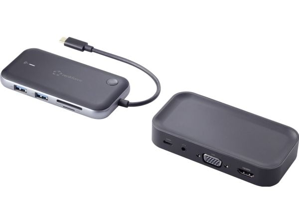 Renkforce RF-HUB-810 mini-dockningsstation/replikator USB-C®