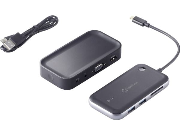 Renkforce RF-HUB-810 mini-dockningsstation/replikator USB-C®